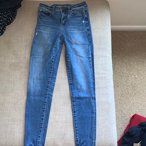 High rise jeans